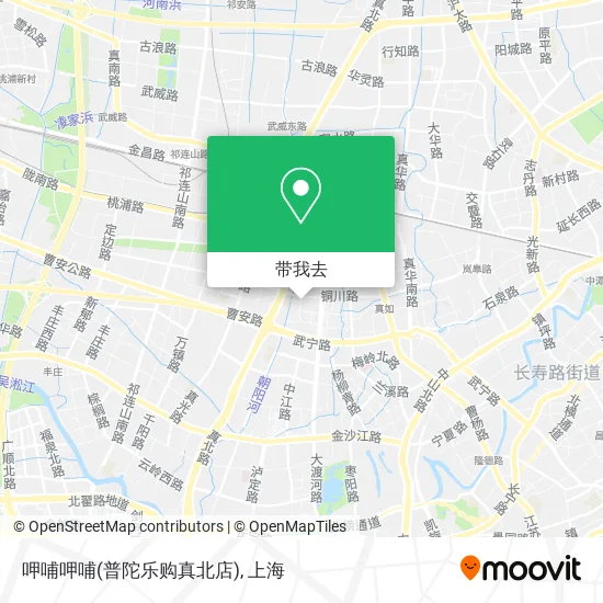 呷哺呷哺(普陀乐购真北店)地图
