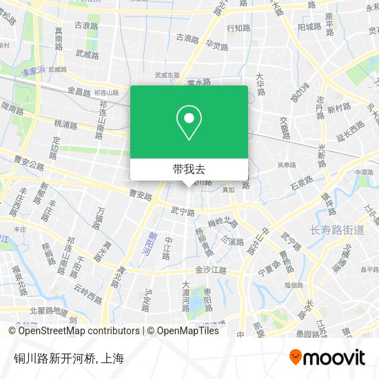 铜川路新开河桥地图