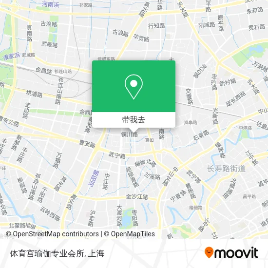 体育宫瑜伽专业会所地图