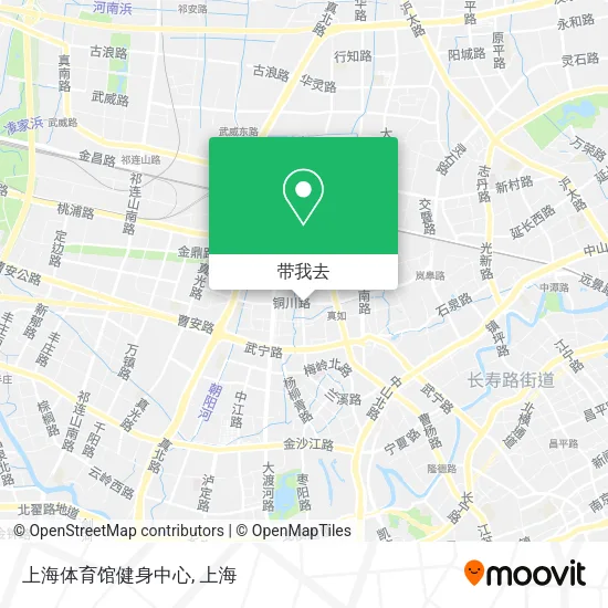 上海体育馆健身中心地图