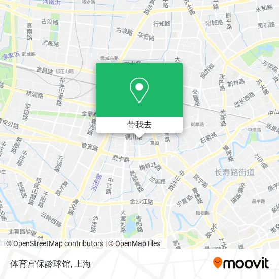 体育宫保龄球馆地图
