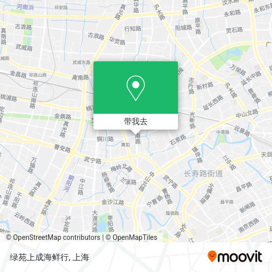 绿苑上成海鲜行地图