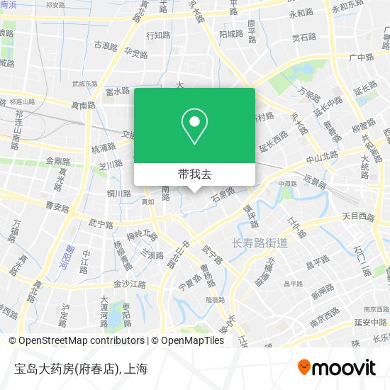 宝岛大药房(府春店)地图