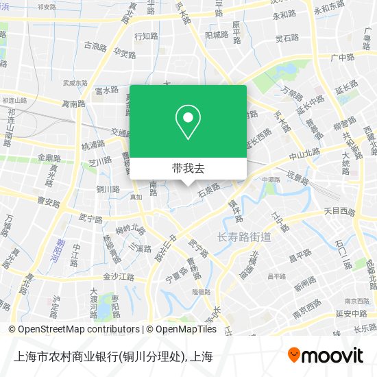 上海市农村商业银行(铜川分理处)地图