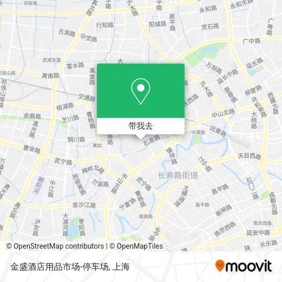 金盛酒店用品市场-停车场地图
