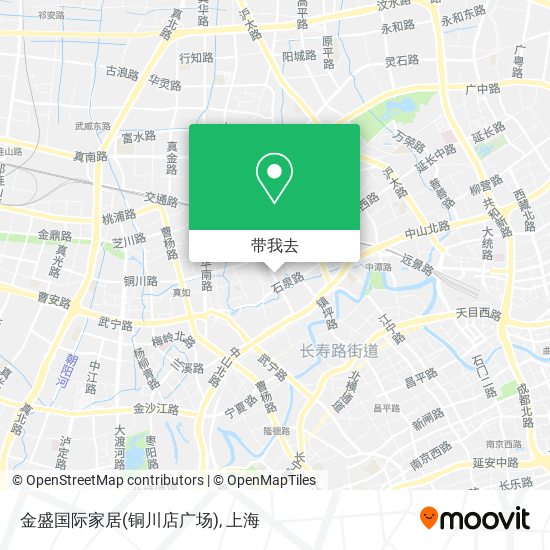 金盛国际家居(铜川店广场)地图