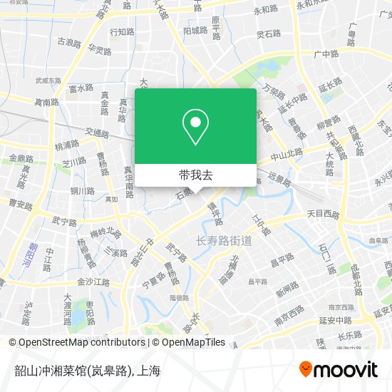 韶山冲湘菜馆(岚皋路)地图