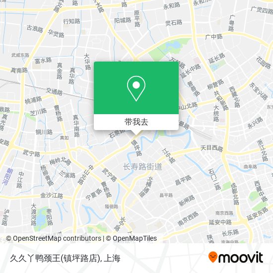 久久丫鸭颈王(镇坪路店)地图