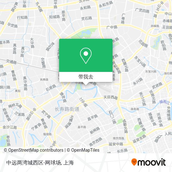 中远两湾城西区-网球场地图