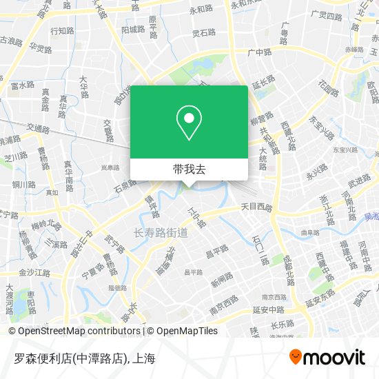 罗森便利店(中潭路店)地图
