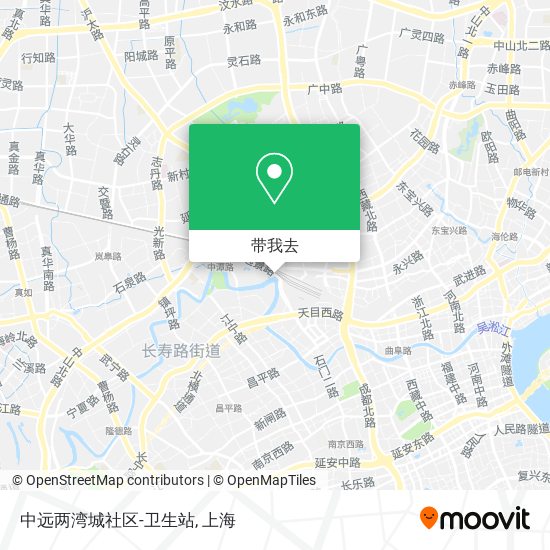 中远两湾城社区-卫生站地图