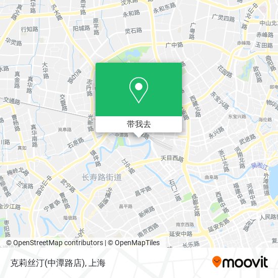 克莉丝汀(中潭路店)地图