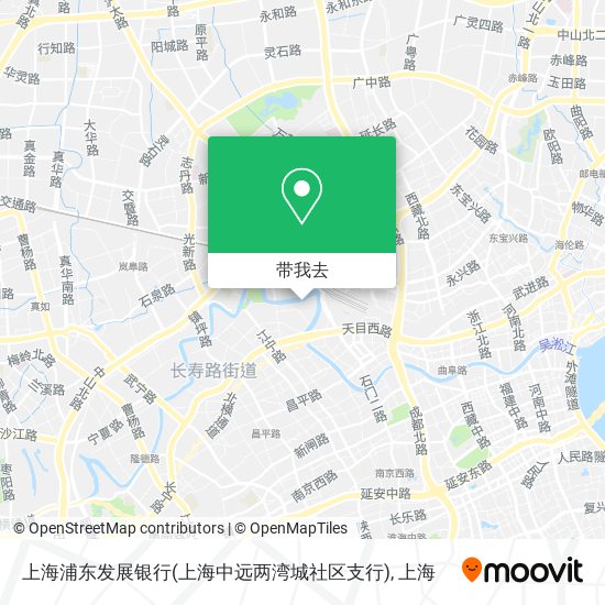 上海浦东发展银行(上海中远两湾城社区支行)地图