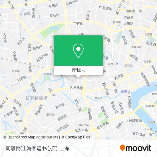 周黑鸭(上海客运中心店)地图