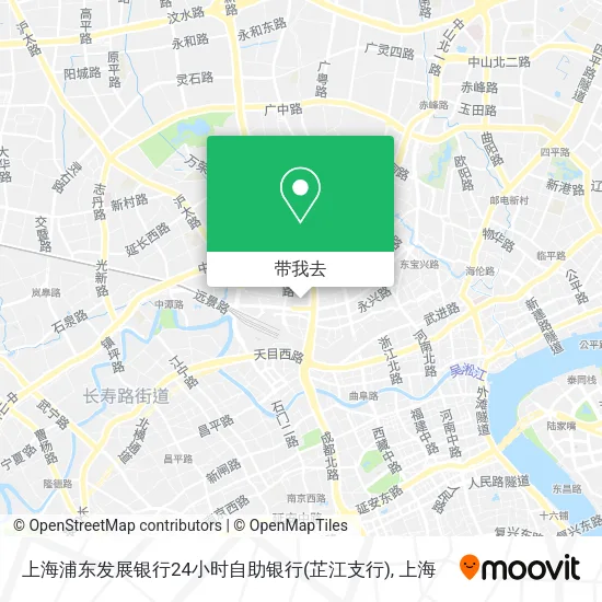 上海浦东发展银行24小时自助银行(芷江支行)地图