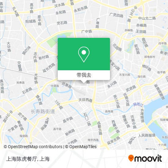 上海陈虎餐厅地图