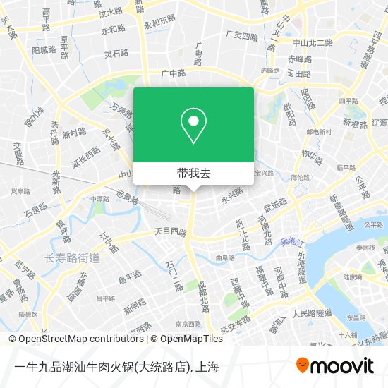 一牛九品潮汕牛肉火锅(大统路店)地图