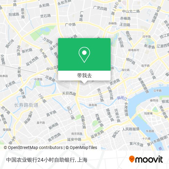 中国农业银行24小时自助银行地图