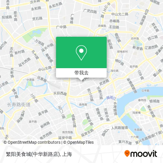 繁阳美食城(中华新路店)地图