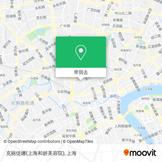 克丽缇娜(上海和妍美容院)地图