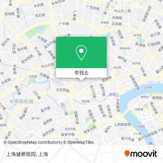上海健桥医院地图