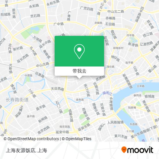 上海友源饭店地图