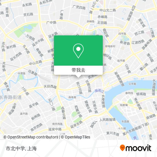 市北中学地图