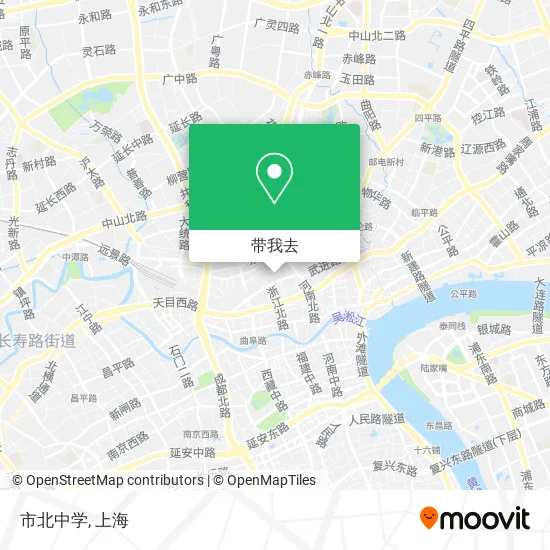 市北中学地图