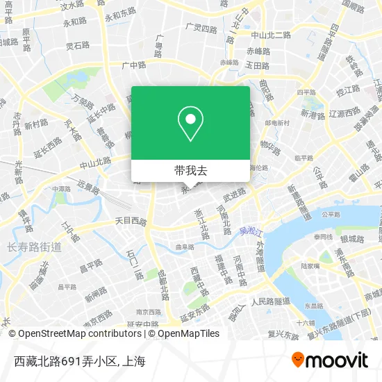 西藏北路691弄小区地图
