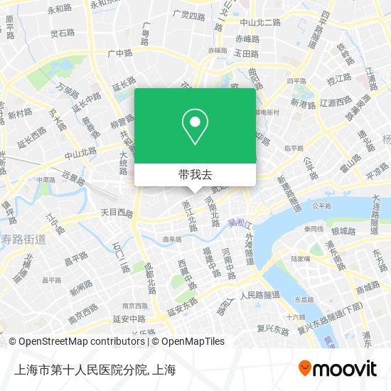 上海市第十人民医院分院地图