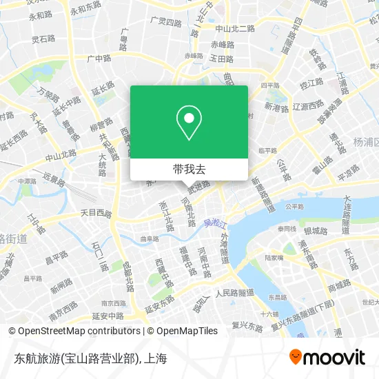 东航旅游(宝山路营业部)地图