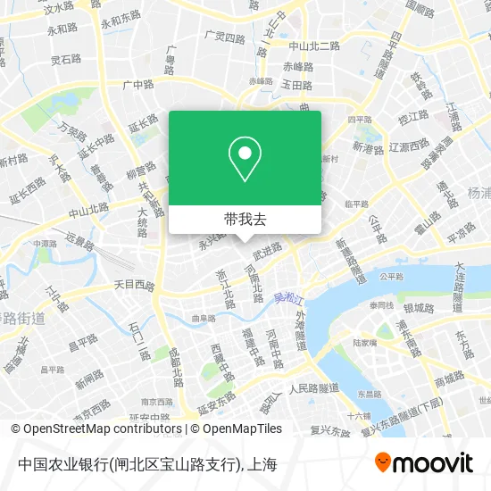 中国农业银行(闸北区宝山路支行)地图