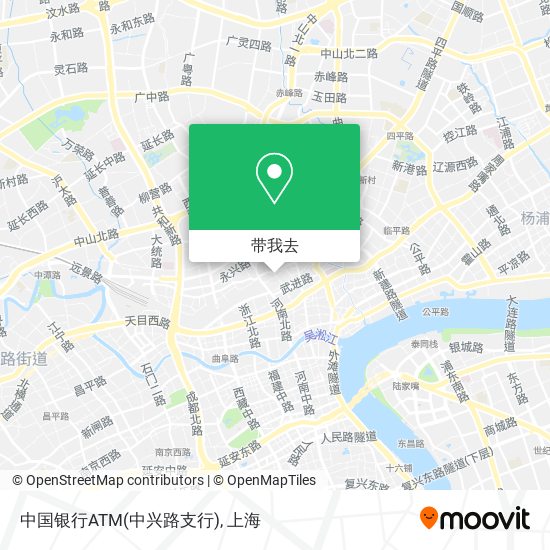 中国银行ATM(中兴路支行)地图