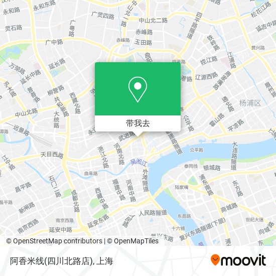 阿香米线(四川北路店)地图