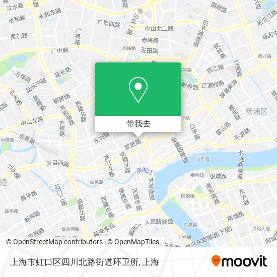 上海市虹口区四川北路街道环卫所地图