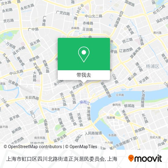 上海市虹口区四川北路街道正兴居民委员会地图
