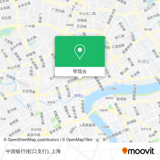 中国银行(虹口支行)地图