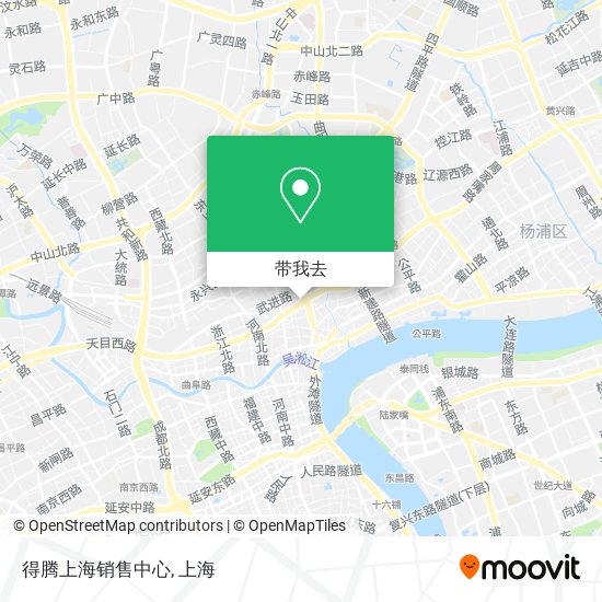 得腾上海销售中心地图