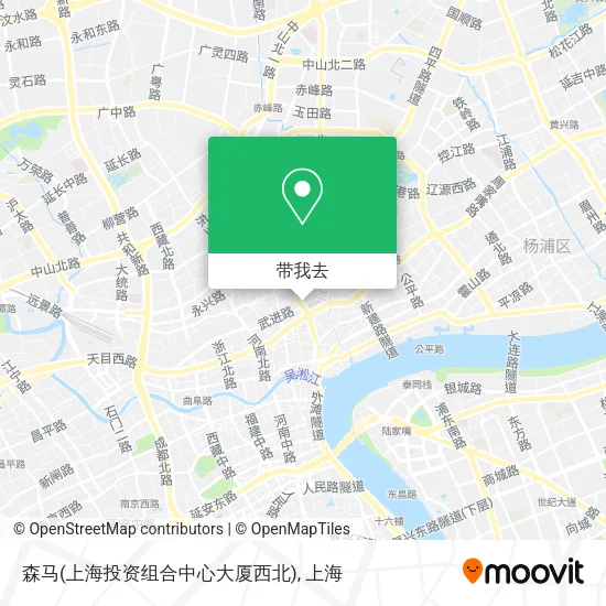 森马(上海投资组合中心大厦西北)地图