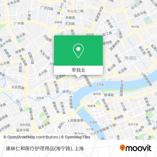 康林仁和医疗护理用品(海宁路)地图