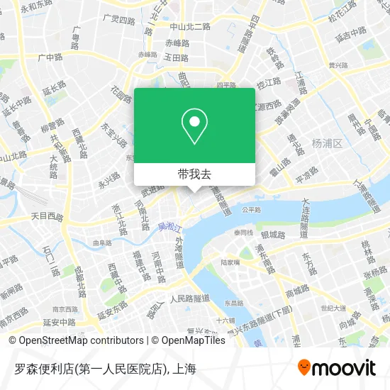 罗森便利店(第一人民医院店)地图