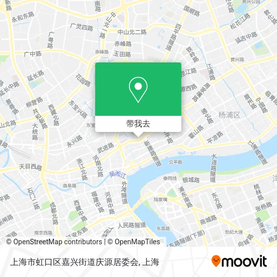 上海市虹口区嘉兴街道庆源居委会地图