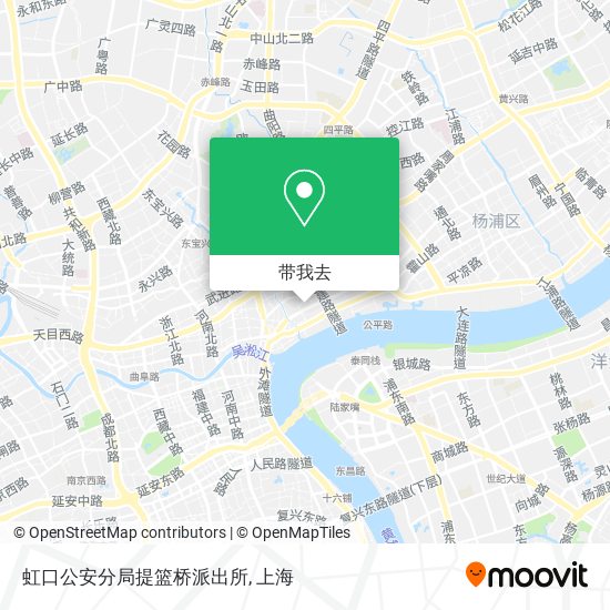 虹口公安分局提篮桥派出所地图