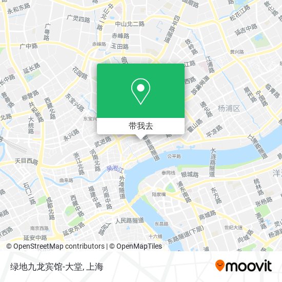 绿地九龙宾馆-大堂地图