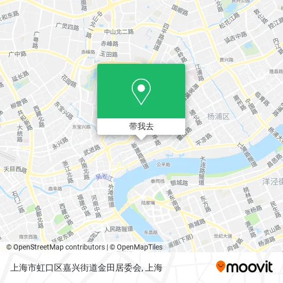 上海市虹口区嘉兴街道金田居委会地图