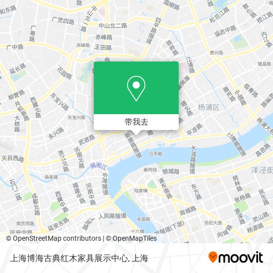 上海博海古典红木家具展示中心地图