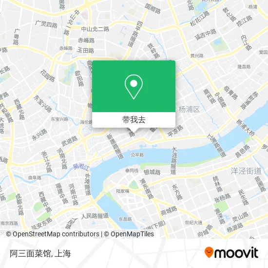 阿三面菜馆地图