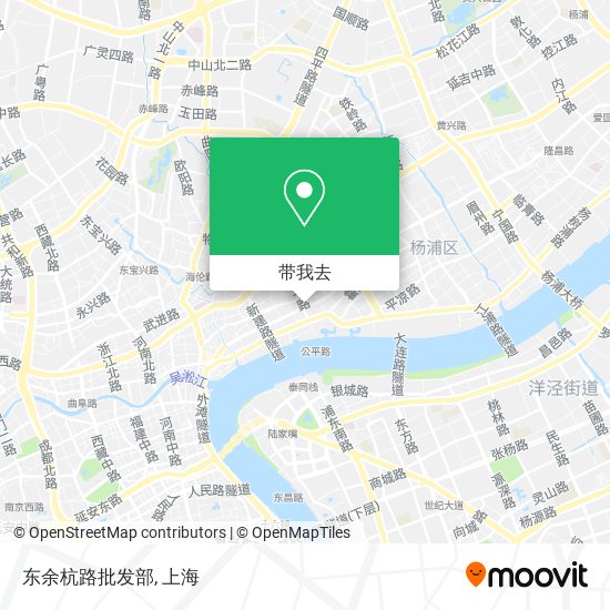 东余杭路批发部地图