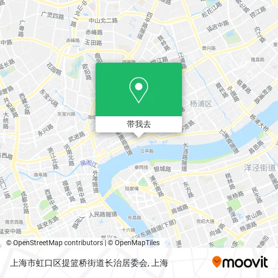 上海市虹口区提篮桥街道长治居委会地图