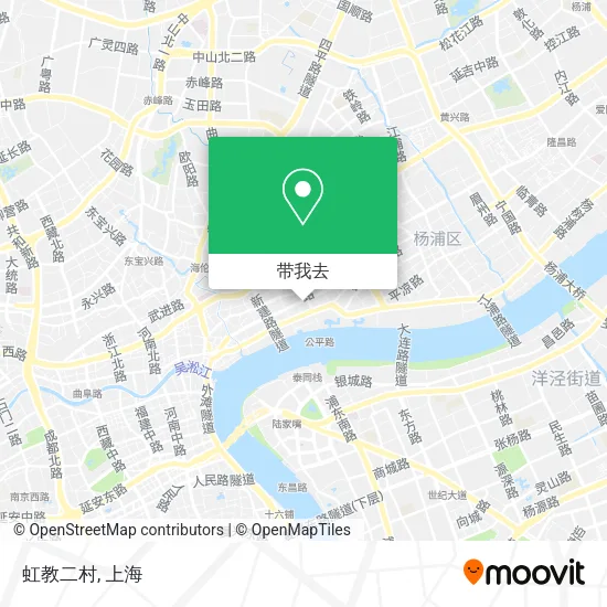虹教二村地图